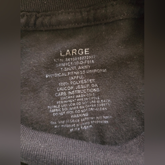 Army Men's/Women's APFU Short Sleeve Tee - Picture 4 of 5